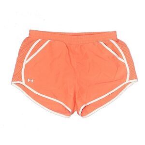 Under Armour Fitted Logo Coral Orange Shorts